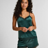 Camisole velours Dentelle, Vert