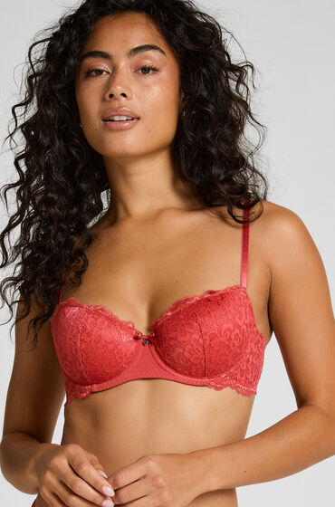 Hunkemöller Voorgevormde Beugel Bh Marine Rood