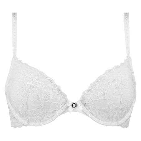 Soutien-gorge à armatures préformé push-up Maya, Blanc