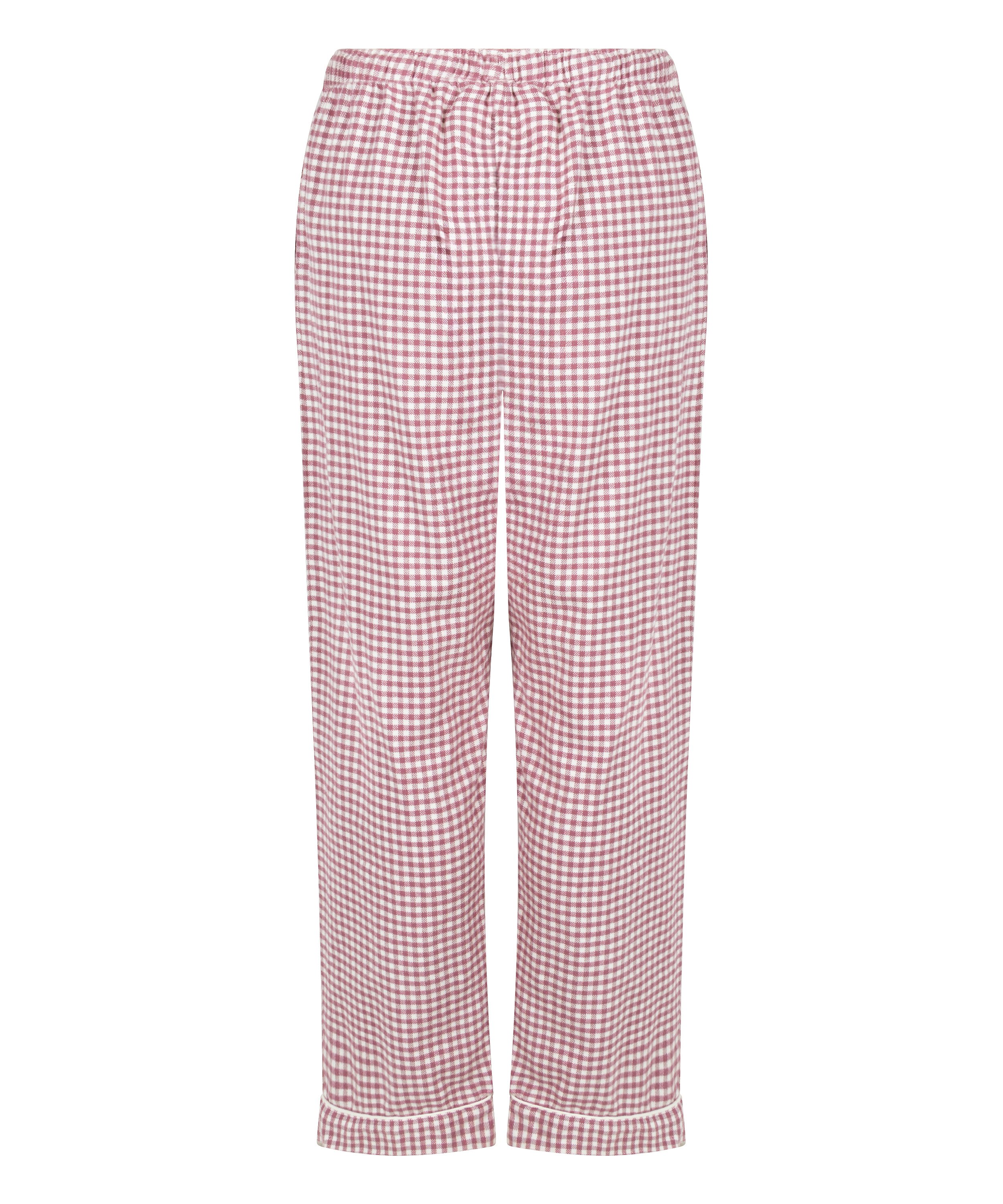 Pyjamabroek Flannel, Paars, main