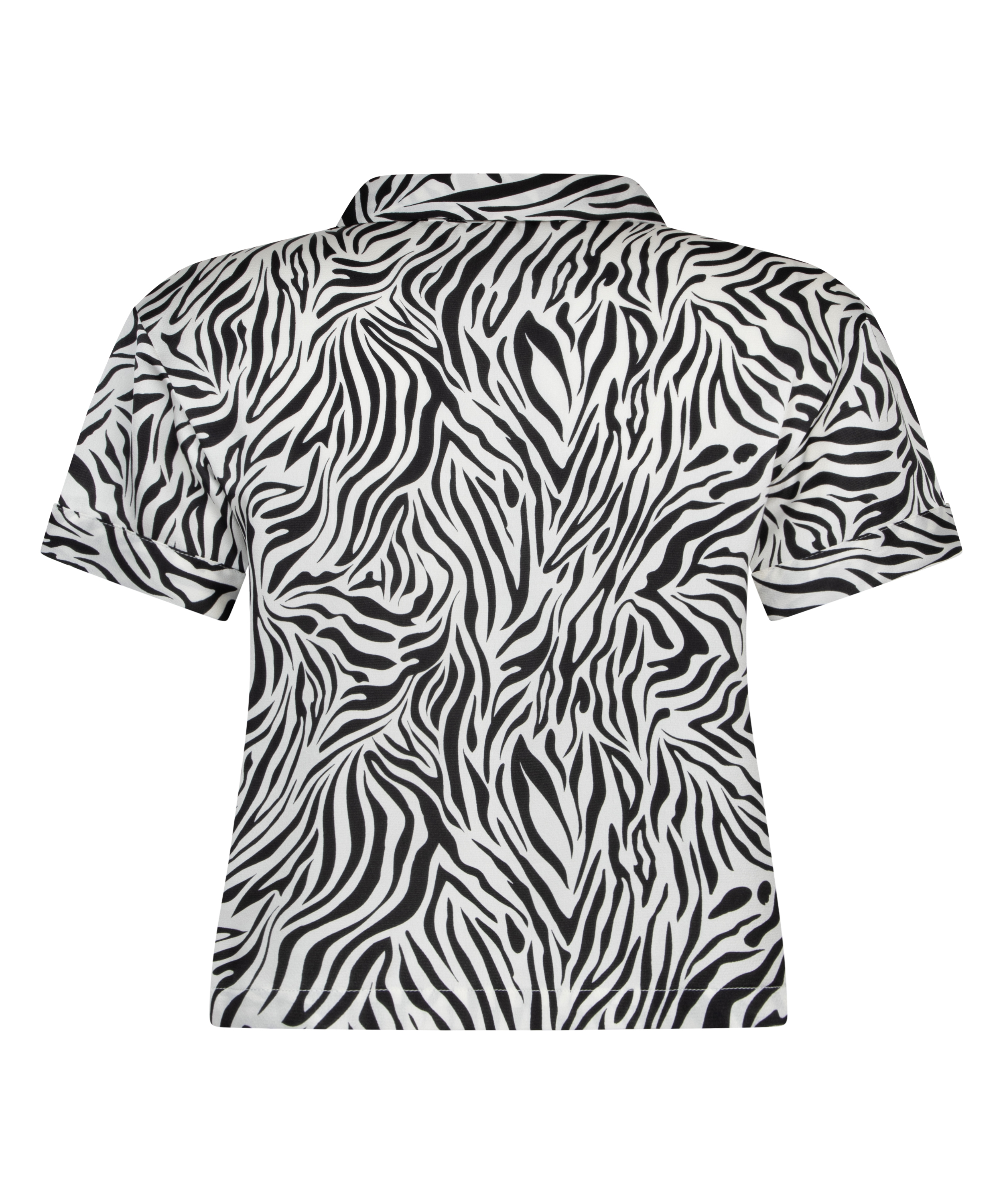 Veste &agrave; manches courtes en satin, Blanc, main