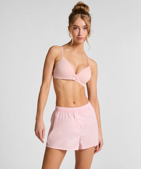 Shorts Katoen, Roze