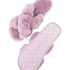 Slippers Fake Fur, Paars