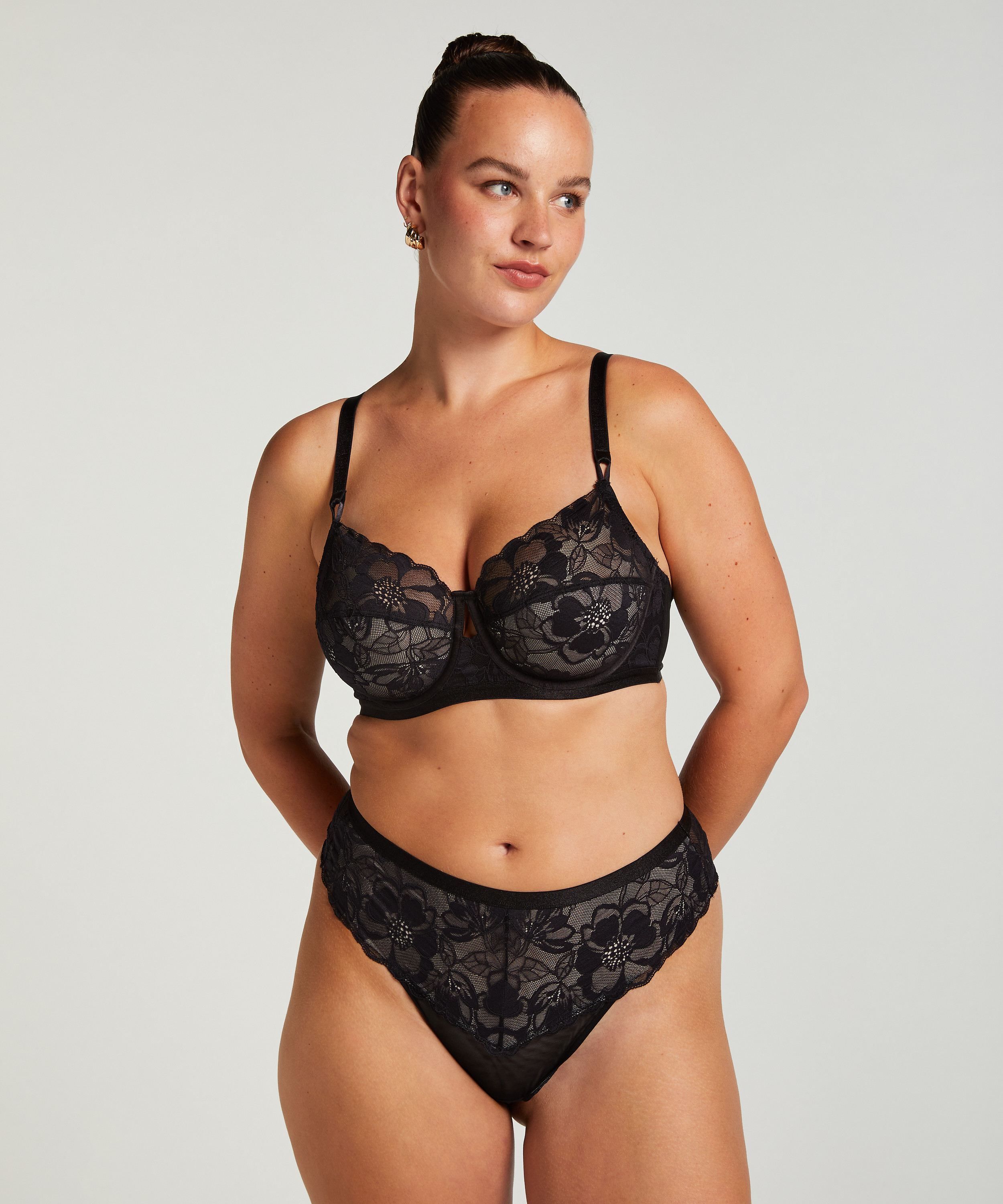 Soutien-gorge &agrave; armatures non-pr&eacute;form&eacute; Sophia, Noir, main