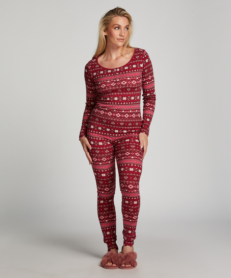 Ensemble de pyjama, Rouge