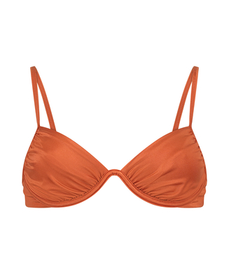 Niet-voorgevormde beugel bikinitop Corfu, Oranje