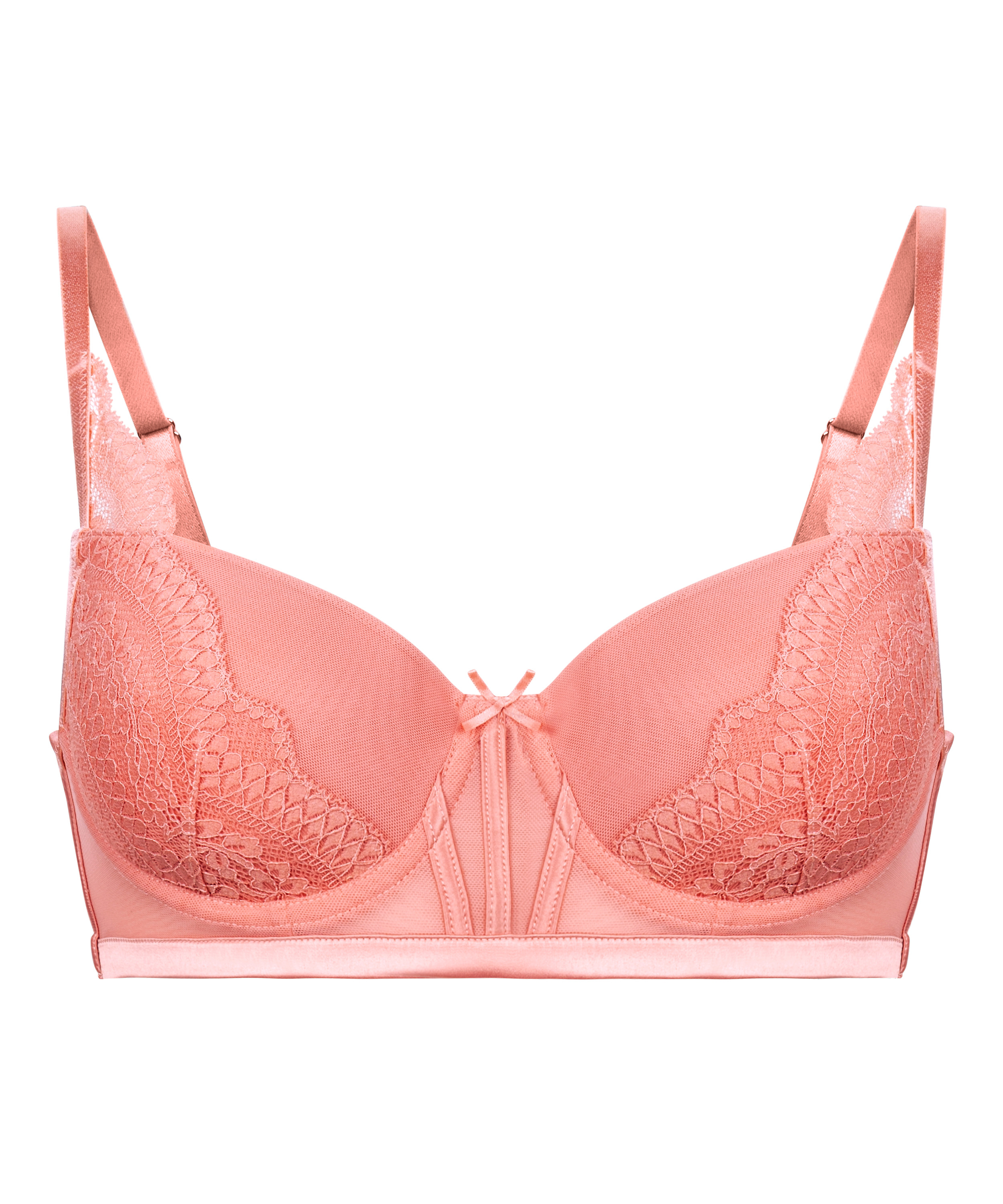 Voorgevormde Push-Up Beugel bh Robijn, Roze, main