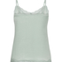 Camisole velours Dentelle, Vert