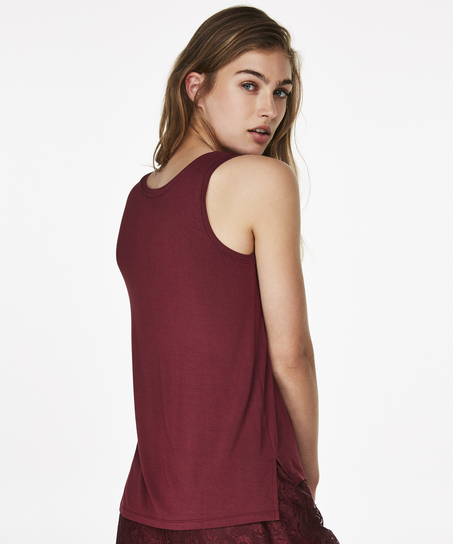 Top Jersey Lace, Rouge