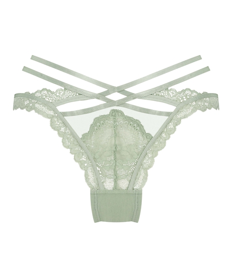 Slip br&eacute;silien Janine, Vert