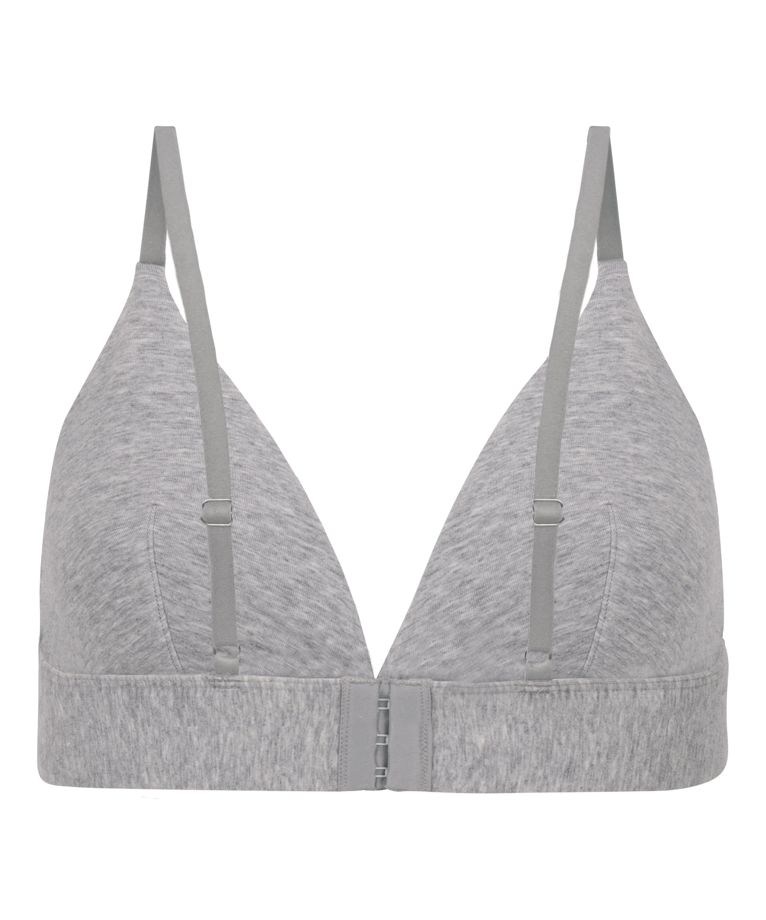 Brassière en coton, Gris, main
