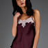 Cami top en satin, Rouge
