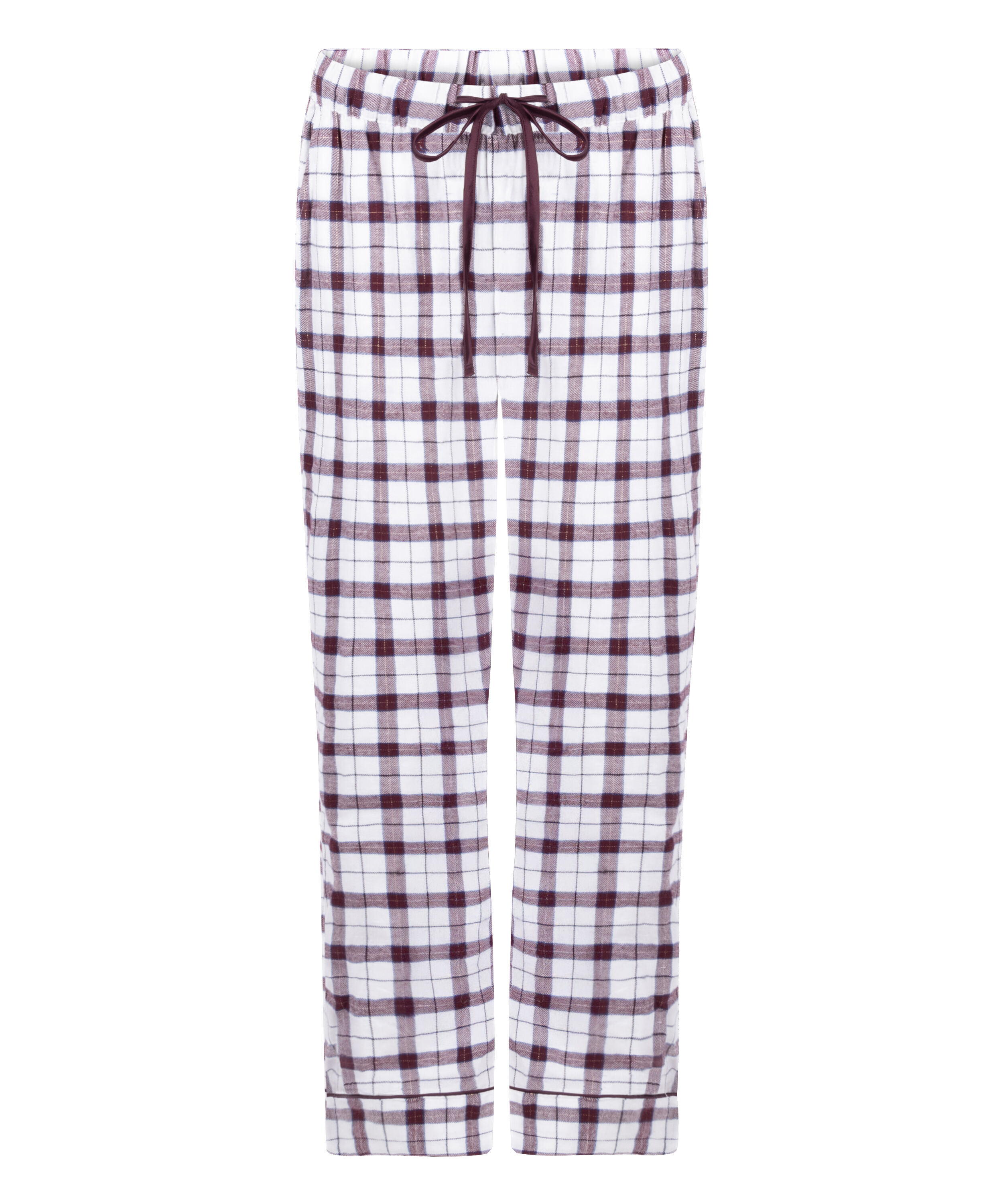 Pantalon de Pyjama Flanel, Blanc
