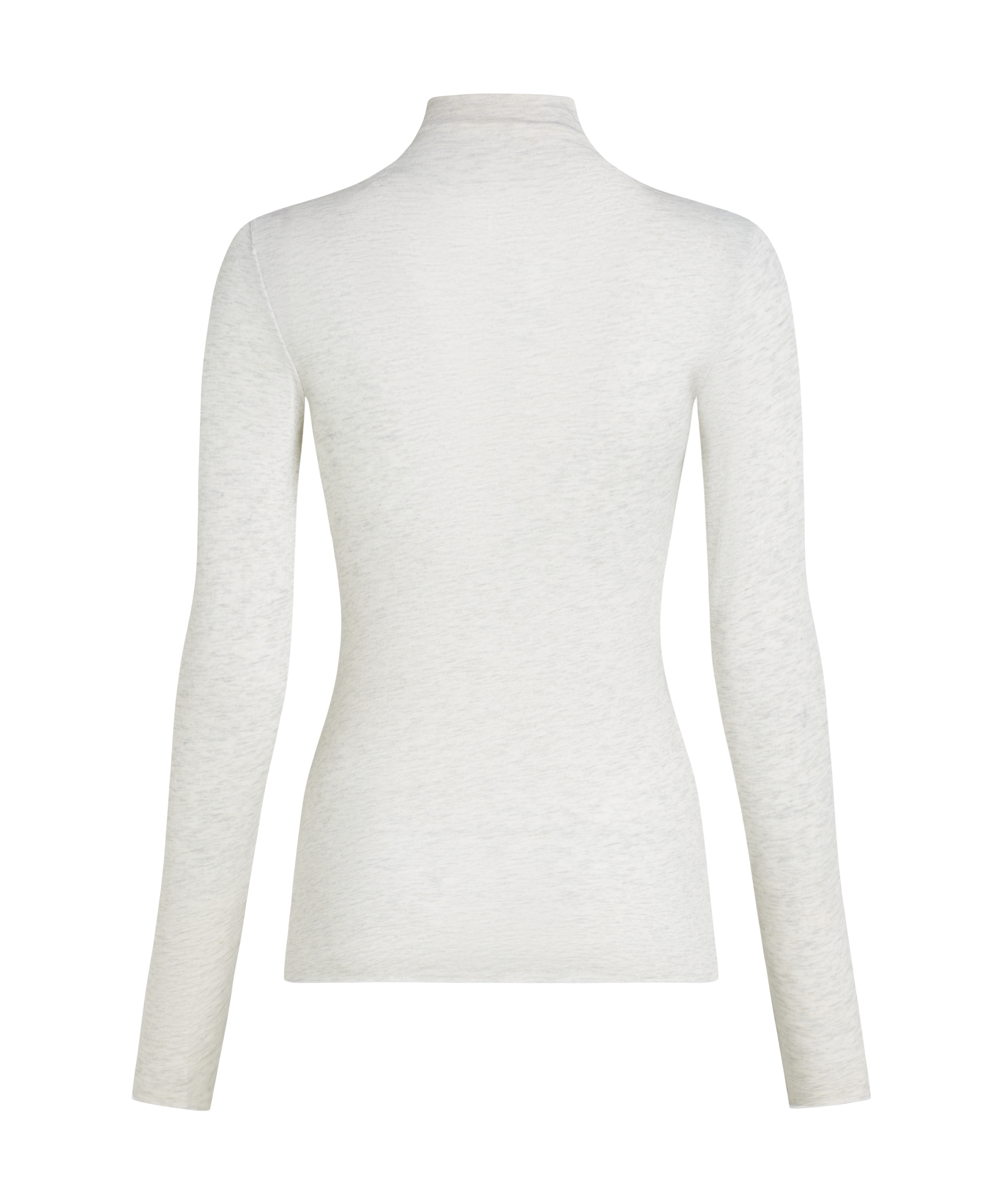 super soft Turtleneck shirt met Cashmere, Grijs, main