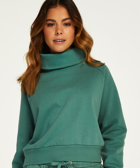 Sweater Funnel Neck, Groen