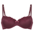 Soutien-gorge &agrave; armatures pr&eacute;form&eacute; Secret Lace, Rouge