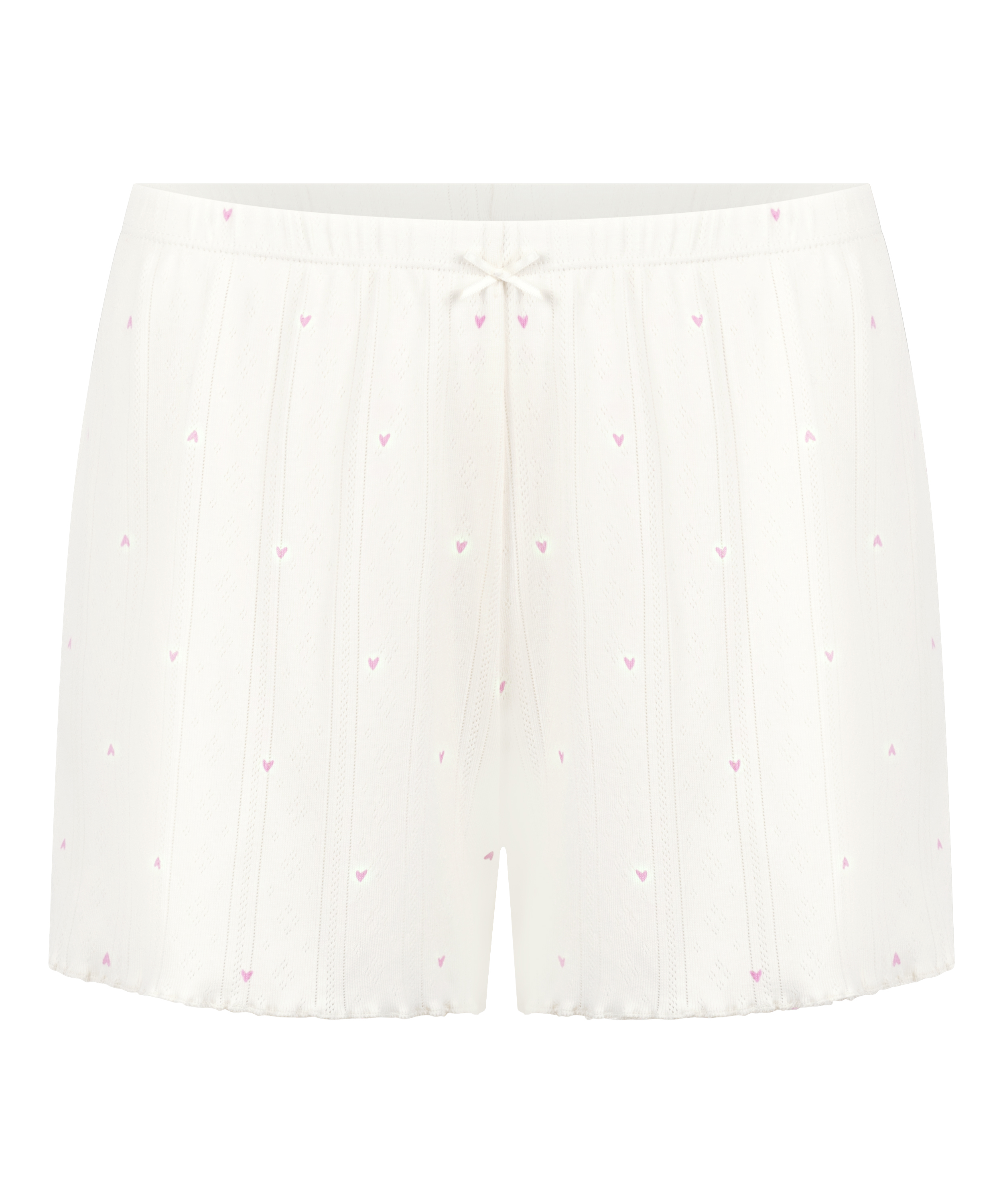 Pointelle Short, Wit, main
