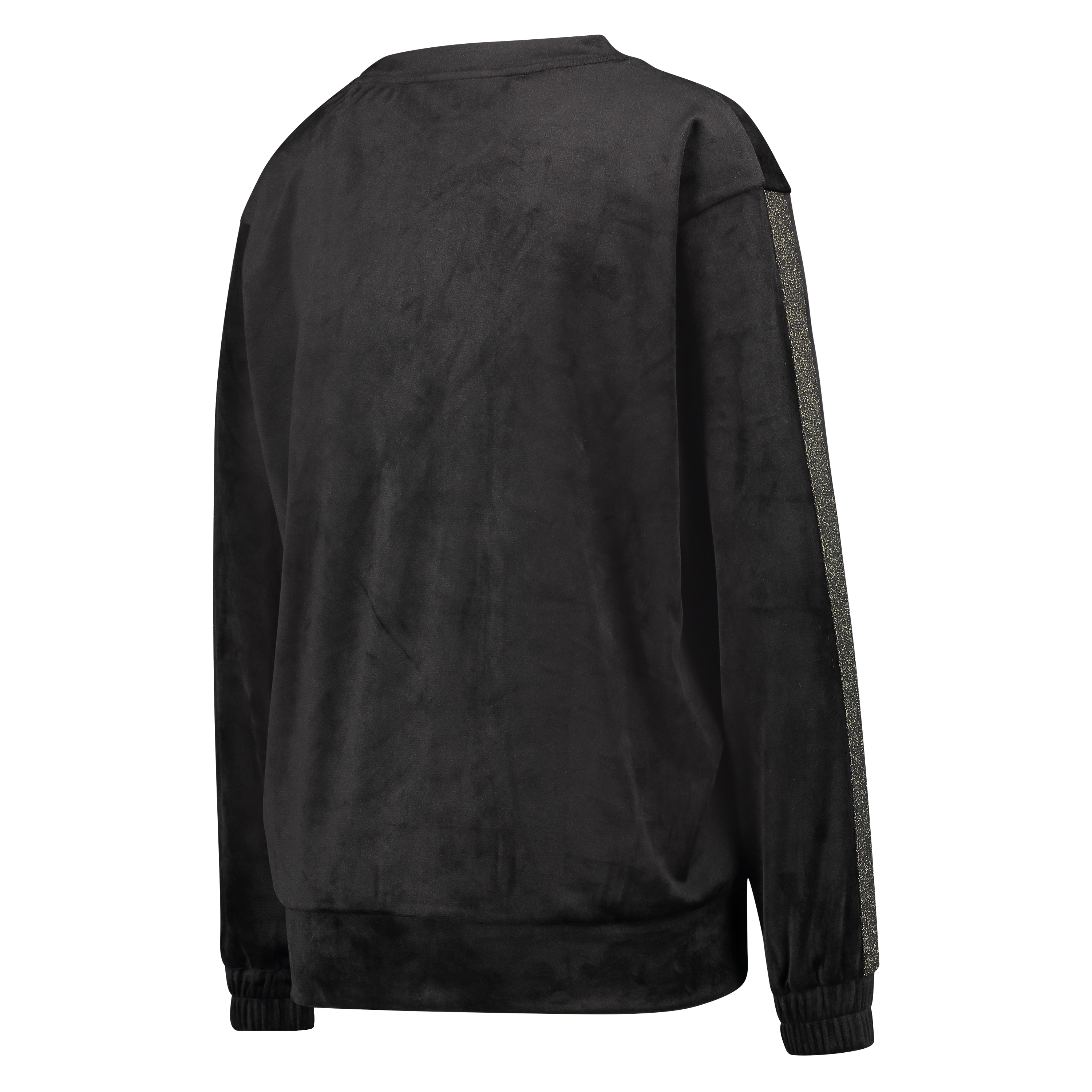 Top Velours Shimmer, Zwart, main