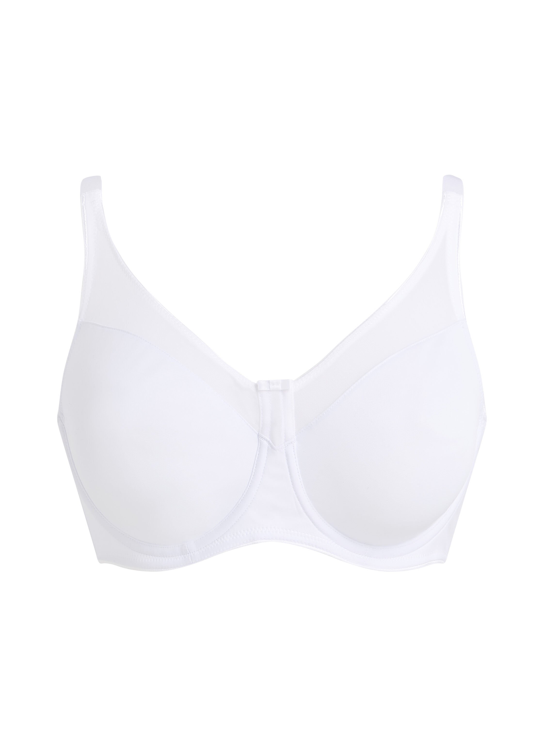 Soutien-gorge à armatures non-préformé minimiseur Nina, Blanc