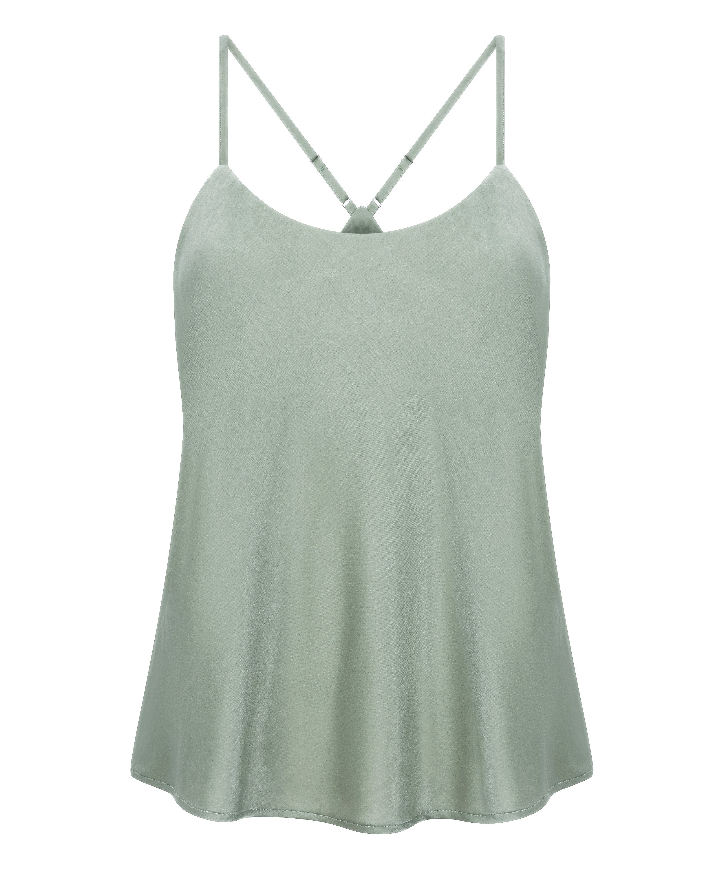 Cami top Satin Ayla, Groen, main