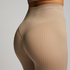 HKMX High waisted naadloze sportlegging, Beige