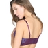 Soutien-gorge à armatures préformé longline Maya, Pourpre