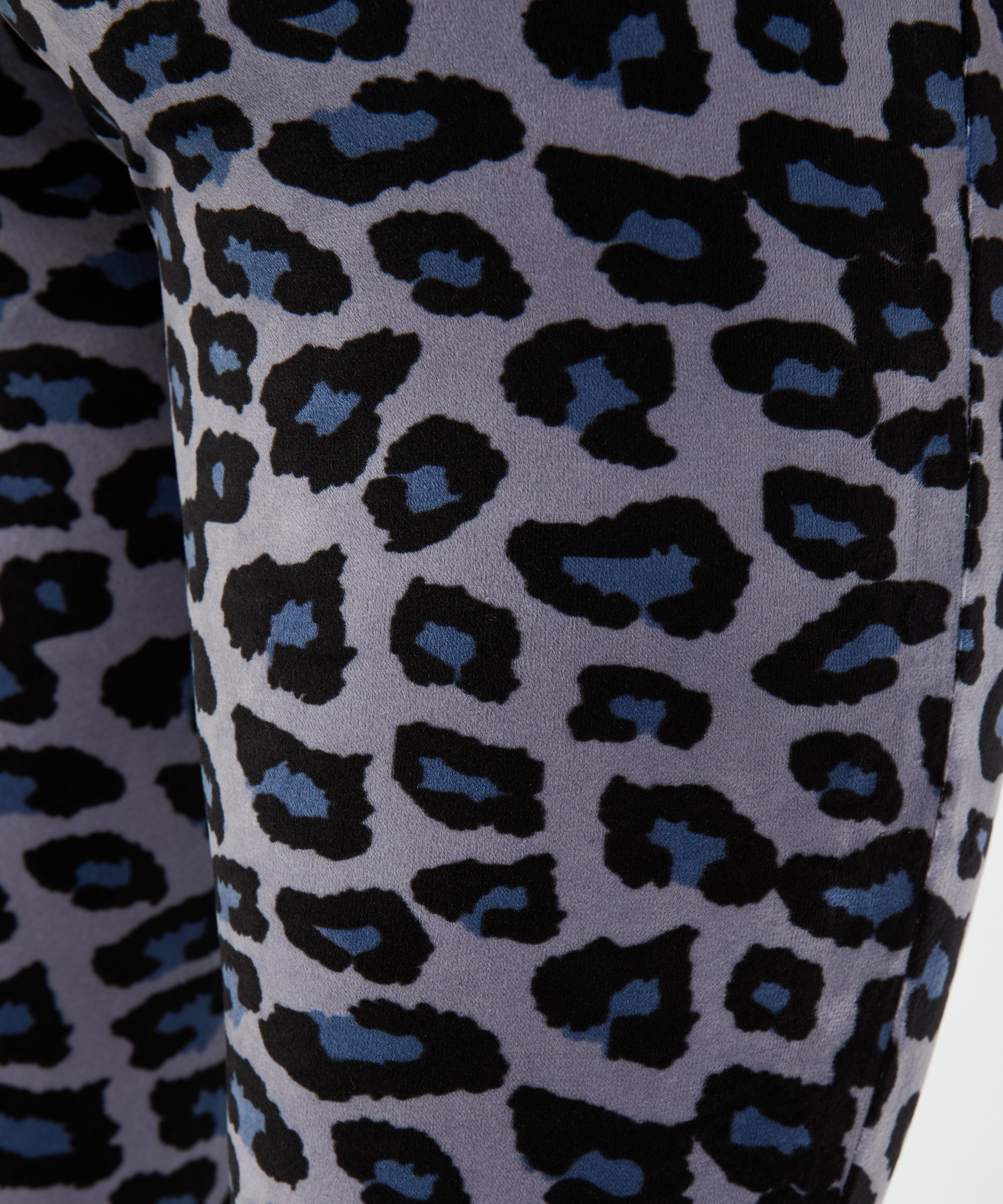 Legging Velours, Gris, main