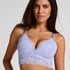Soutien-gorge sans armatures pr&eacute;form&eacute; Andrea, Pourpre