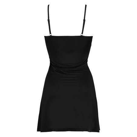 Fond de robe lissant en dentelle - Level 1, Noir