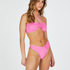 Bandeau bikinitop Scallop, Roze