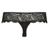 Boxer string Lace, Noir