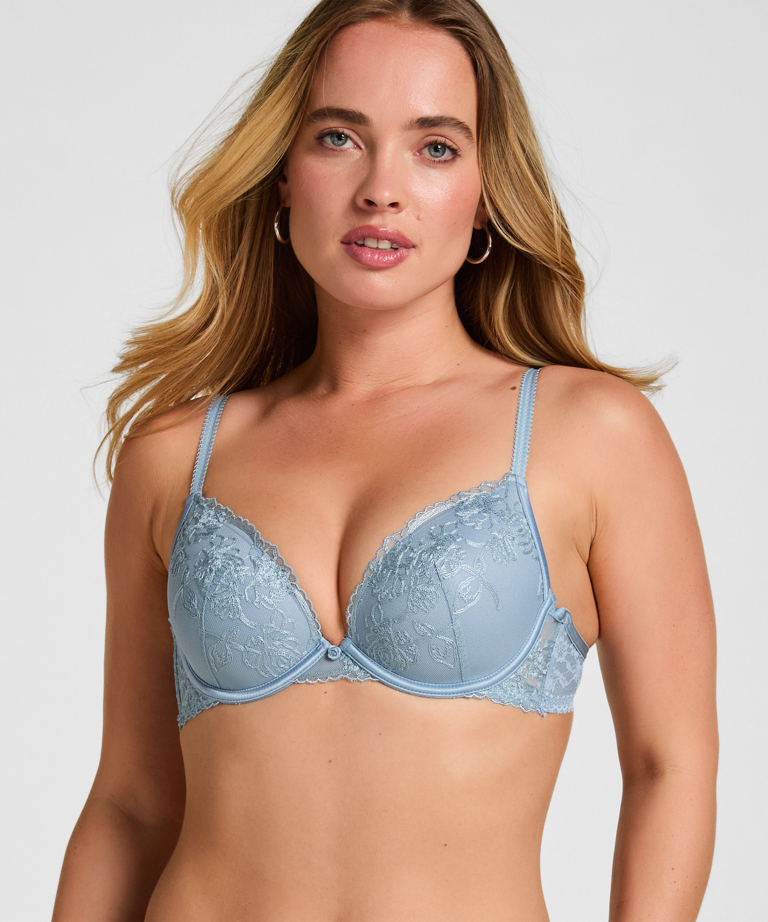 Voorgevormde Beugel Bh Nola, Blauw Voorgevormde Beugel Bh Nola, Blauw