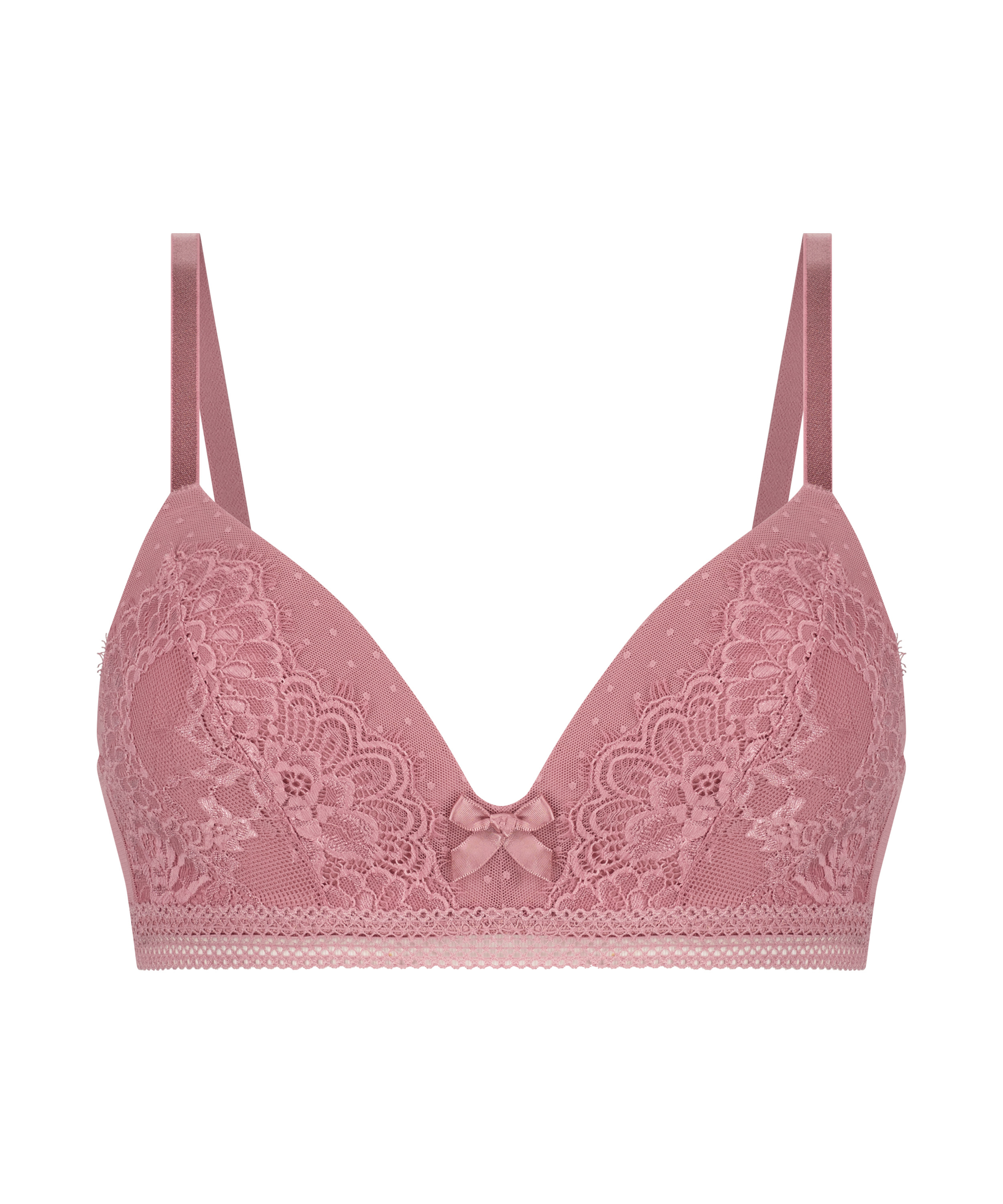 Voorgevormde bh zonder beugel Bessie Pink Ribbon, Roze, main