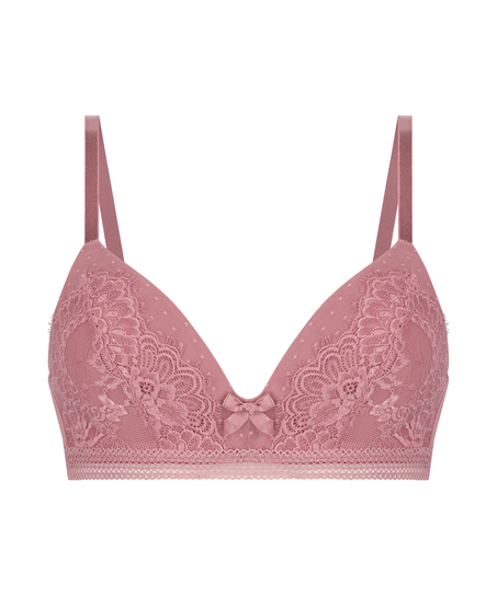Voorgevormde bh zonder beugel Bessie Pink Ribbon, Roze