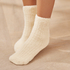 Chaussettes duveteuses Vera, Beige