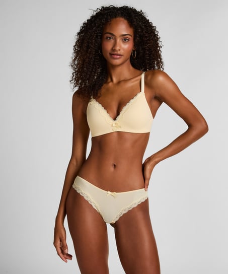 Soutien-gorge sans armature pr&eacute;form&eacute; Lola, Jaune
