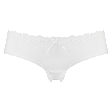 Slip brésilien micro, Blanc