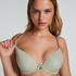 Soutien-gorge &agrave; armatures pr&eacute;form&eacute; Plunge, Vert