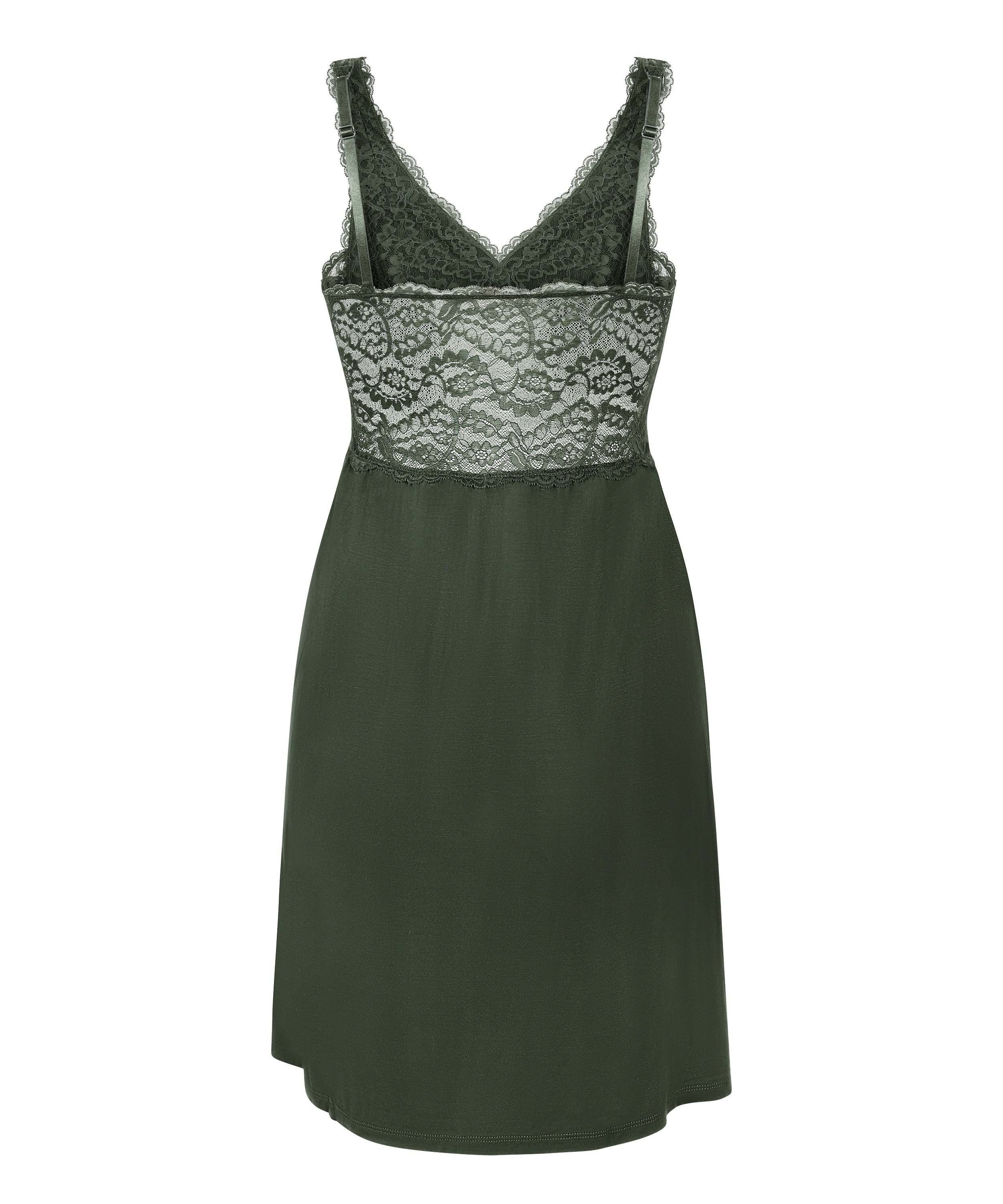 Slipdress Nora Lace, Groen, main