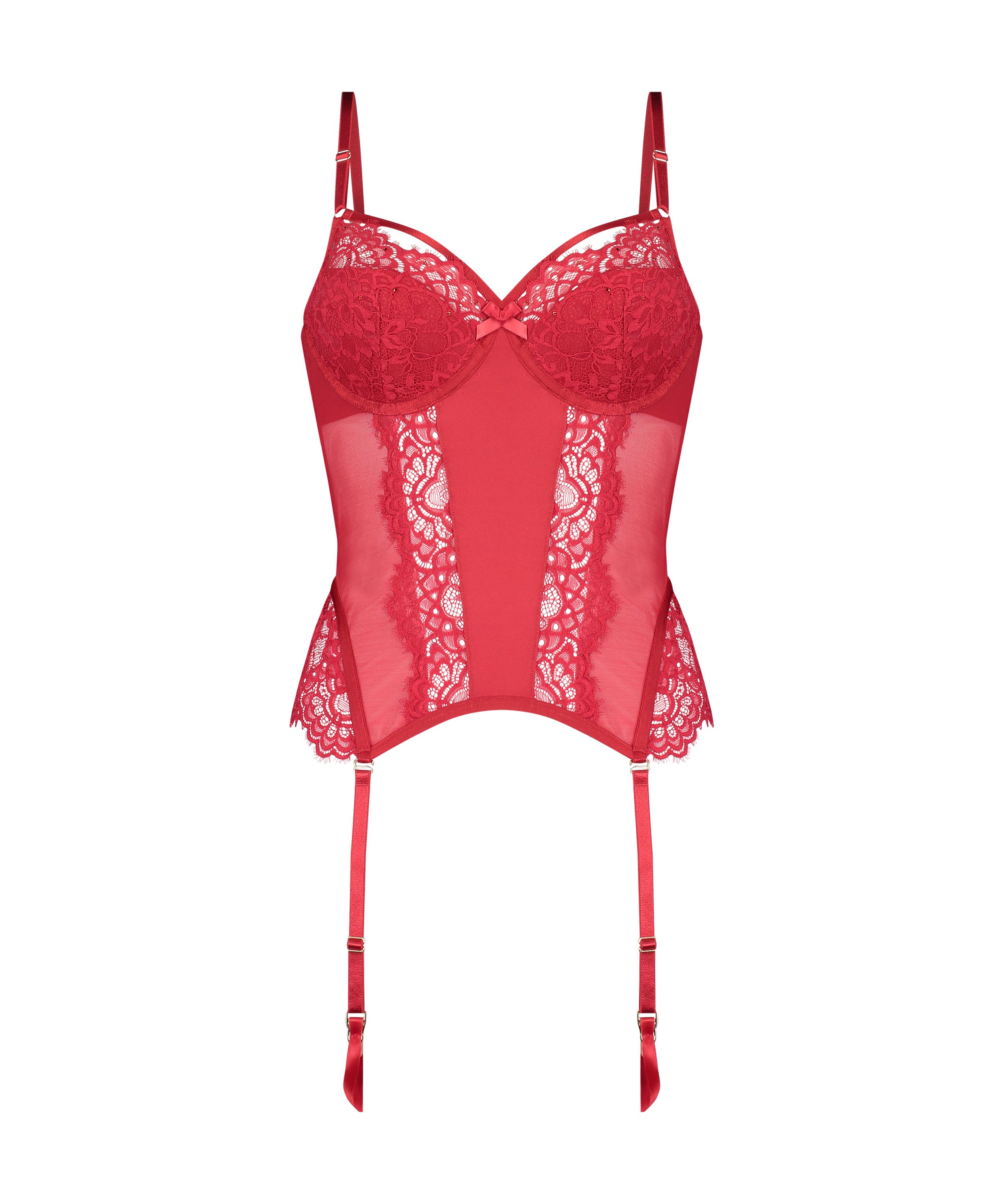 Bustier Rya, Rouge, main
