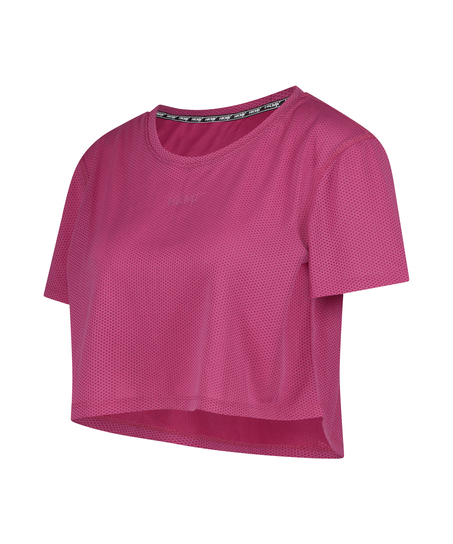HKMX Crop top en maille, Rose