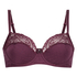 Soutien-gorge &agrave; armatures non-pr&eacute;form&eacute; Sophie, Pourpre