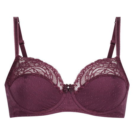 Soutien-gorge &agrave; armatures non-pr&eacute;form&eacute; Sophie, Pourpre
