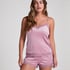 Camisole velours Dentelle, Pourpre