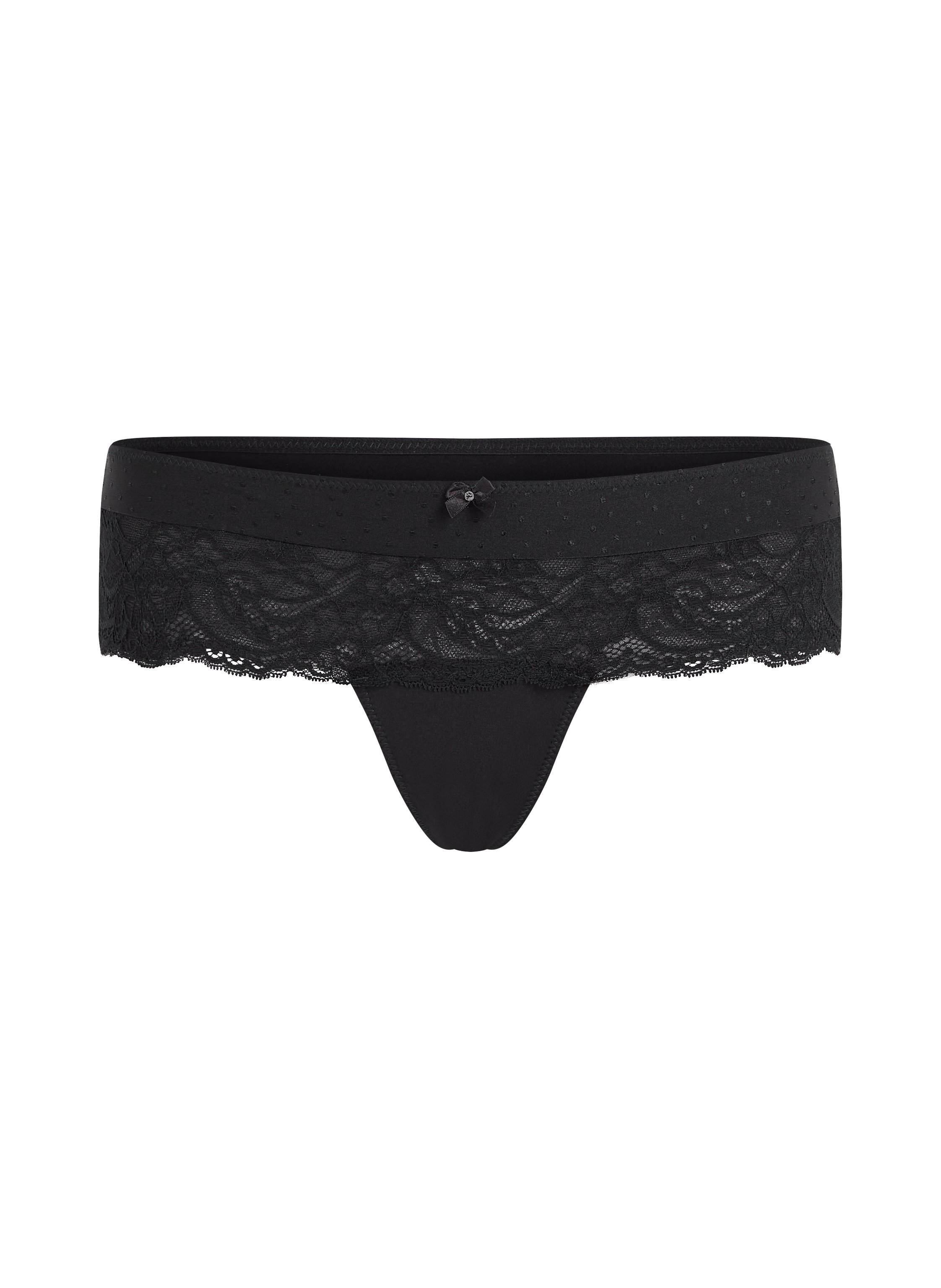 Boxer string Sophie, Noir, main