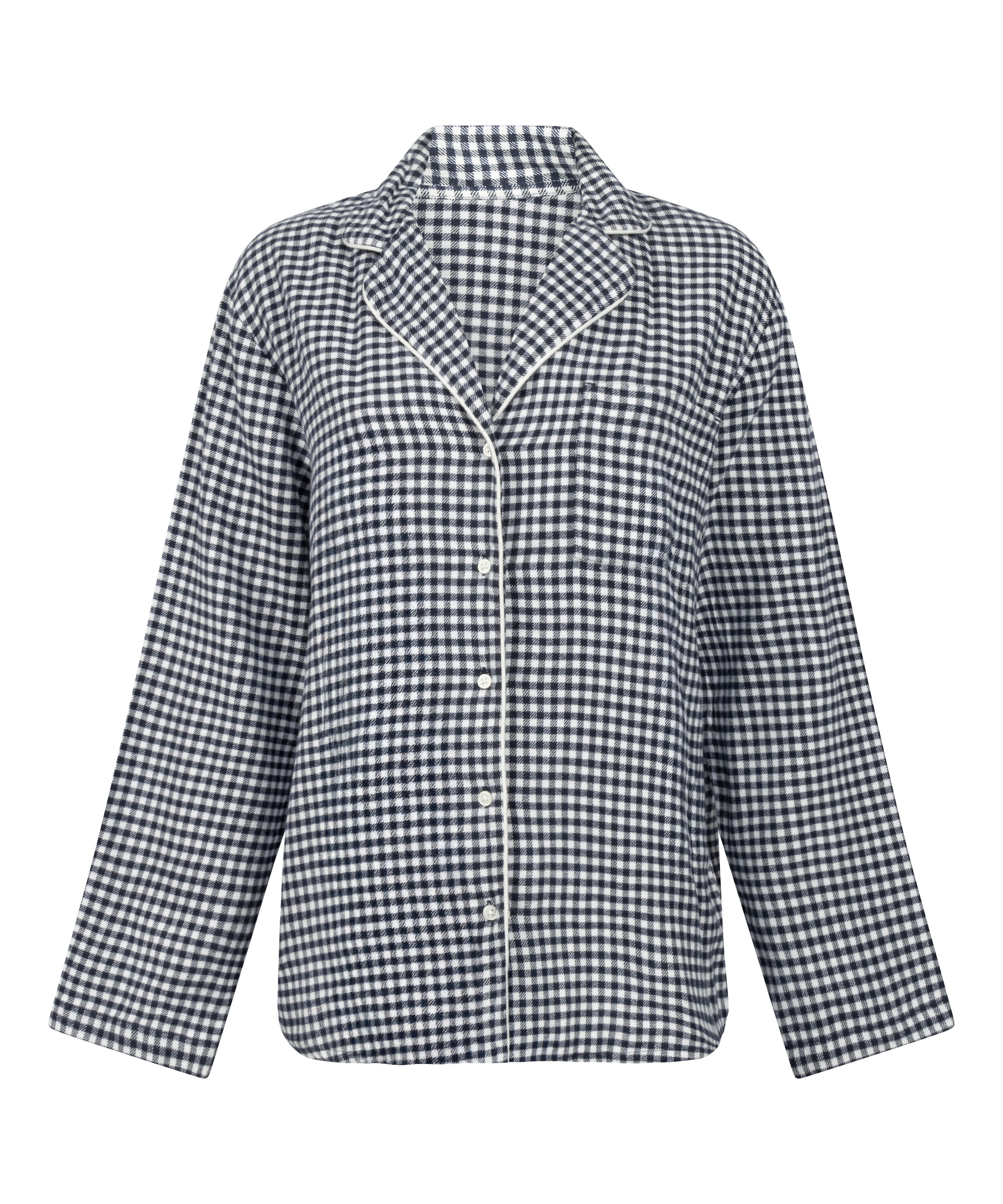 Pyjamatop Flanel Essentials, Blauw