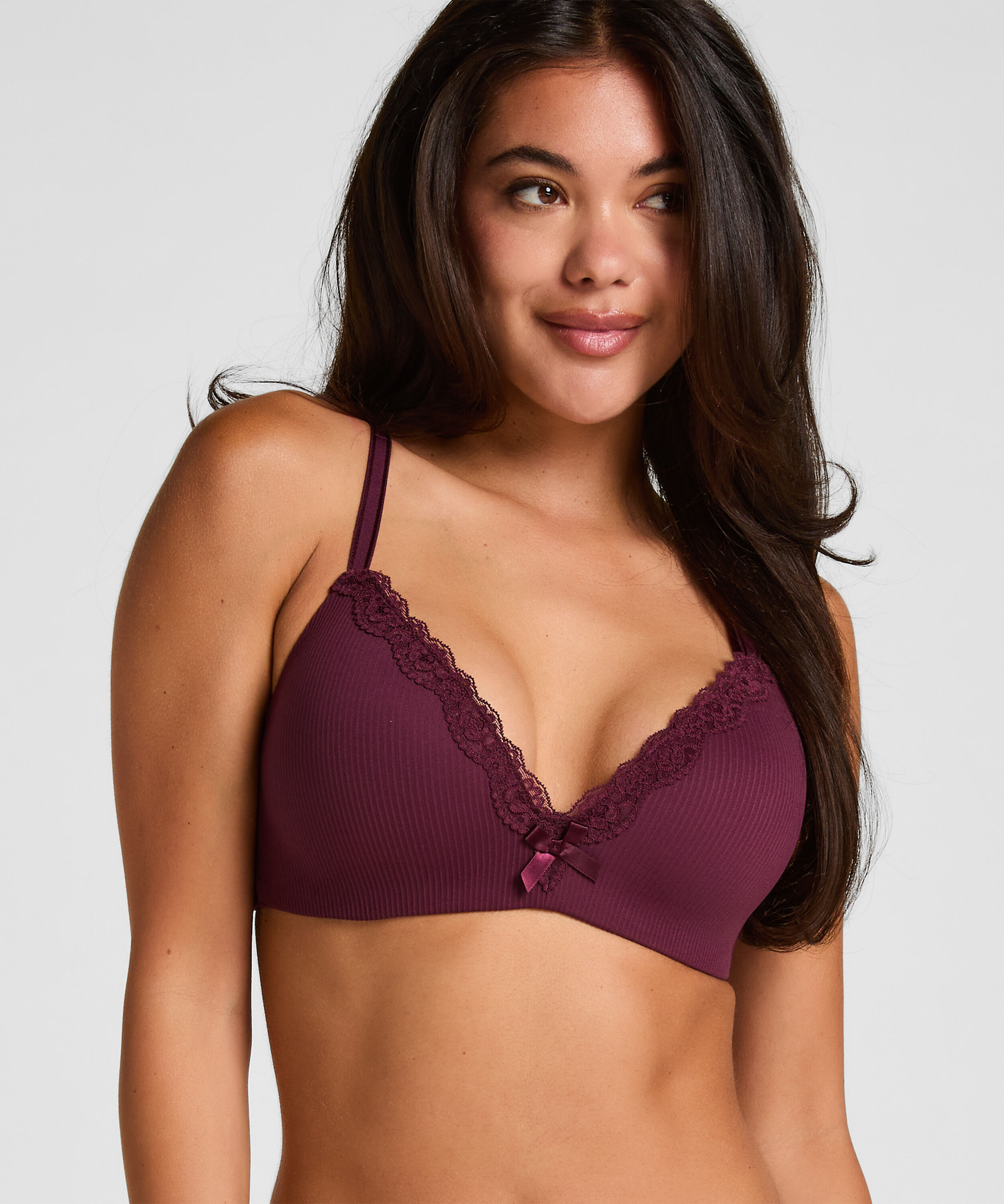 Soutien-gorge sans armature préformé Lola, Pourpre