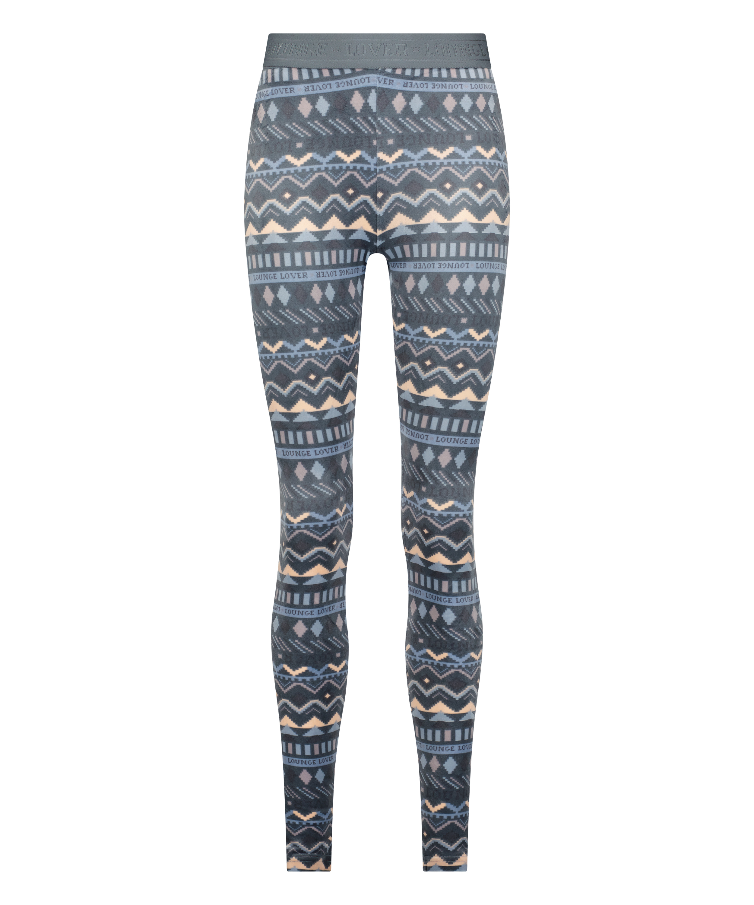 Legging Velours, Blauw, main
