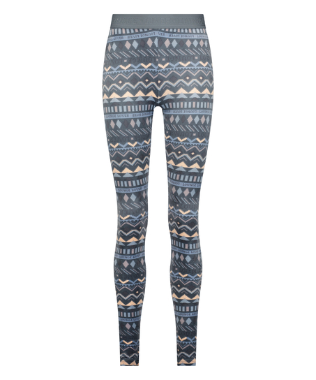 Legging Velours, Blauw