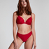 Invisible string Lace back, Rood
